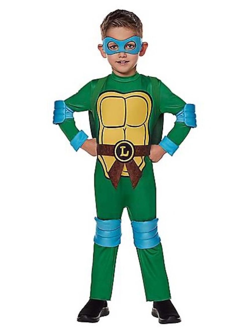 🆕 Spirit Halloween Teenage Mutant Ninja Turtles Toddler Leonardo Costume - 3T/4T